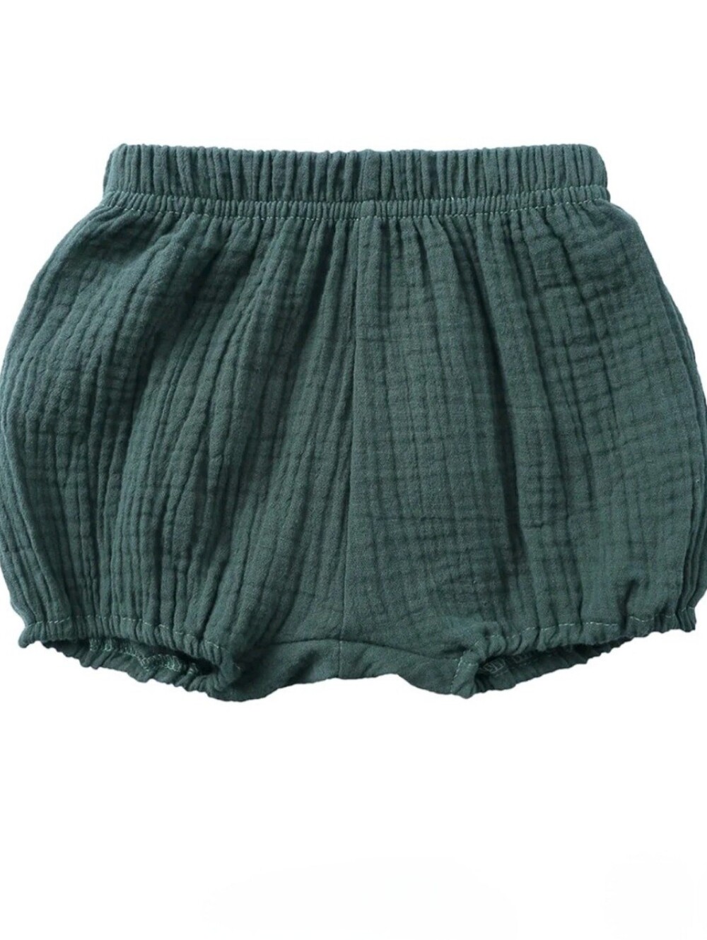 Baby Boy Girl Green Muslin Bubble Bloomer Cotton Short Bottom Diaper Cover 9-12M